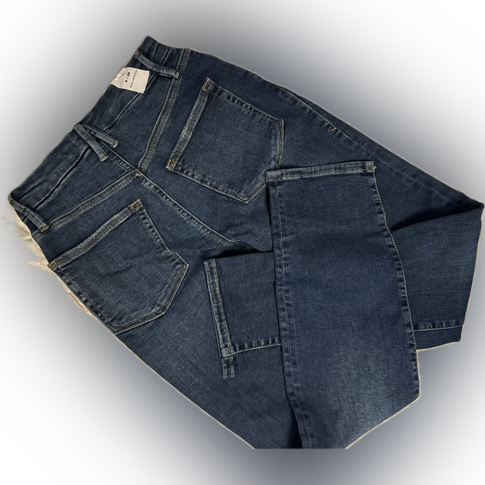 Good American Women's Skinny Jeans - Dark Blue